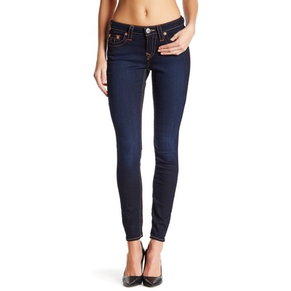 ◾️TRUE RELIGION◾️ Dark Wash Skinny Jeans